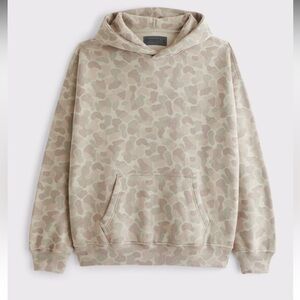 Tan Duck Camo Abercrombie Hoodie